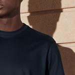 Футболка мужская темно-синяя Hermes, синий - фото 4