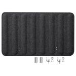 Экран для стола IKEA, 80x48 см, темно-серый - фото