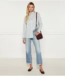 Кожаные балетки макс 03 Pinko, красный - фото 2