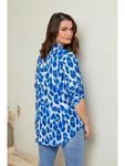 Блуза Curvy Lady, синий - фото 2