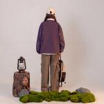 Стеганая куртка унисекс Nbno, черный/белый - фото 25