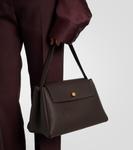 Сумка-тоут из кожи Audrey Khaite, Espresso - фото 2