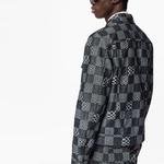 Искаженная джимовая куртка Damier LOUIS VUITTON, Сумка для покупок в комплекте - фото 7
