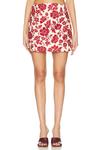 Мини-юбка Ромео Posse, цвет Deep Red & Oat - фото