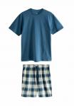 Пижамный комплект Next MOTIONFLEX COSY SET, Dark Blue - фото