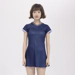 Женское платье с коротким рукавом Kawasaki, белое - фото 11