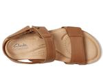 Сандалии Clarks April Clover, Tan Combi Leather - фото 2