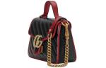 Сумка gg marmont series mini hand bag single shoulder bag black Gucci, черный - фото 3