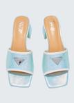 Туфли MONOGRAM HEEL BLUE Sparkl, синий - фото