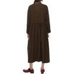 Платье миди с длинными рукавами Alexa UMA WANG, коричневый - фото 3