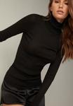 Топ с длинными рукавами HIGH-NECK Intimissimi, цвет black - фото 4