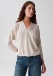 Топ OPUS LOOSE FIT 3/4 SLEEVE, Macadamia/Beige - фото