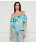 Блузка Селена Loose fit Desigual, мультиколор - фото