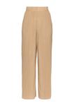 Широкие брюки QS, песочный - фото