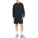 Толстовка Nike NSW fleece logo sweatshirt 'Black', черный - фото 3