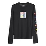 Футболка men's 23 color label pattern long sleeves black t-shirt Air Jordan, черный - фото