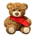 Плюшевая кукла Scarf Teddy высотой 24 см Fluffy bear - фото 7