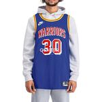 Майка Nike x NBA 75 Golden State Warriors Jerseys 'Stephen Curry 30', синий - фото 3