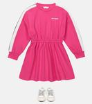 Платье-толстовка из хлопка Palm Angels, розовый - фото 2