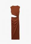 Платье Koton Maxi dress, Brown - фото 3