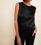 Rachel Tie Back Shell Майка In Black Nation LTD - фото