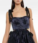 Платье миди Gabrielle металлик Ulla Johnson, Sapphire - фото 4