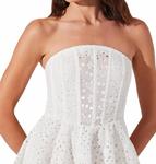 Платье Deasia в белом цвете Astr, белый - фото 4