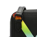 LOUIS VUITTON Дунайский курьер тайга черный радуга - фото 7