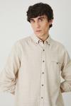 Льняная рубашка Medicine, бежевый - фото 4