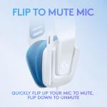 Проводная игровая гарнитура Logitech G G335 (белая) - фото 5