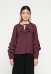 Блуза YAS YASTEMURA, Port Royale/Bordeaux - фото
