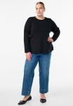 Топ Zizzi Long sleeved top, Black - фото 2