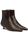 Aeyde Коричневые кожаные ботильоны Sofie - фото 4