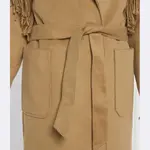 Пальто с добавлением шерсти Twinset U&B, коричневый - фото 3