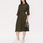 KENZO Леопардовое платье миди - фото 5