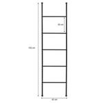 Держатель для полотенец castel Idimex, черный - фото 6