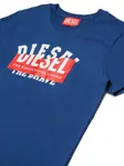Футболка с логотипом Diesel Kids, синий - фото 3
