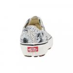 Синие кожаные кроссовки Vans - фото 4