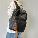 DCLOUD Рюкзак PU Unisex Black/Brown/Yellow Brown - фото 4