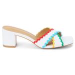 Босоножки на толстом каблуке Principessa Coconuts, white - фото 2