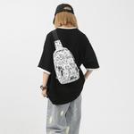 Сумка через плечо унисекс Gky, Белый - фото 4