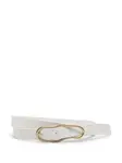 Кожаный ремень Marsèll, белый - фото 4