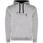 Худи Kruskis Padel DNA Bicolor, серый - фото 3