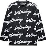 Свитер мужской Balenciaga, черный - фото