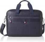 Портфель мужской Tommy Hilfiger Leo, Th Navy Blue - фото