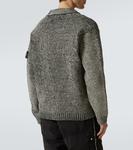 Хлопковый кардиган Stone Island, черный - фото 4