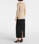 Свитер-поло из джерси Toteme, Peanut - фото 3