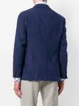 Фактурный однобортный блейзер Gabriele Pasini, синий - фото 4