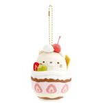 San x corner creature, плюшевый кулон десерт трубы high SAN-X - фото