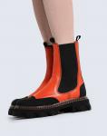 Ботильоны Ganni, оранжевый - фото 2
